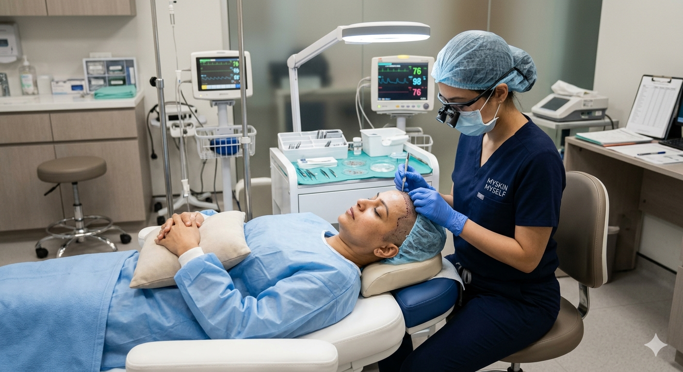 Hair Transplantation in Gachibowli, Hyderabad - Myskin Myself