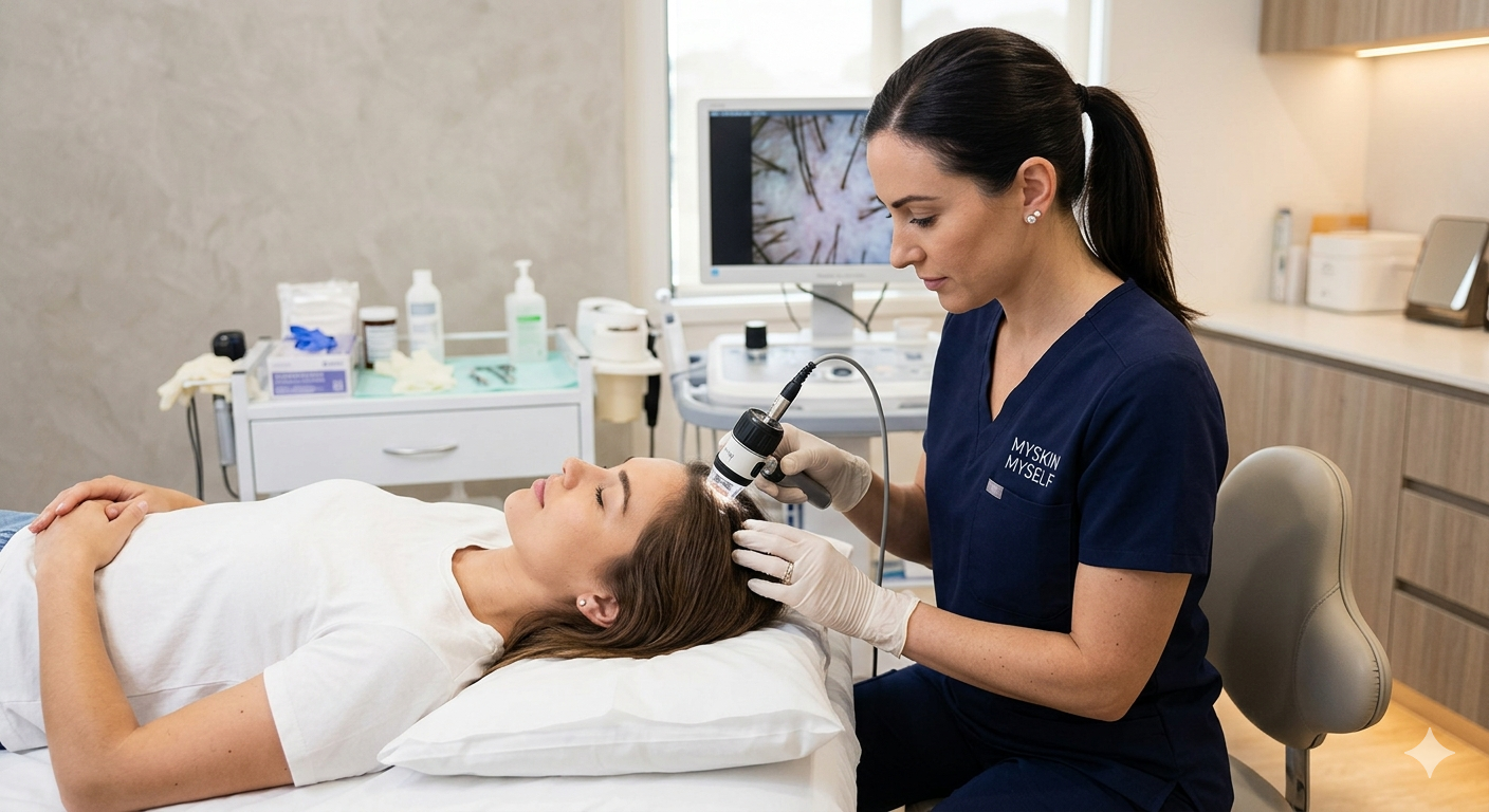Trichoscopy Test in Gachibowli, Hyderabad - Myskin Myself
