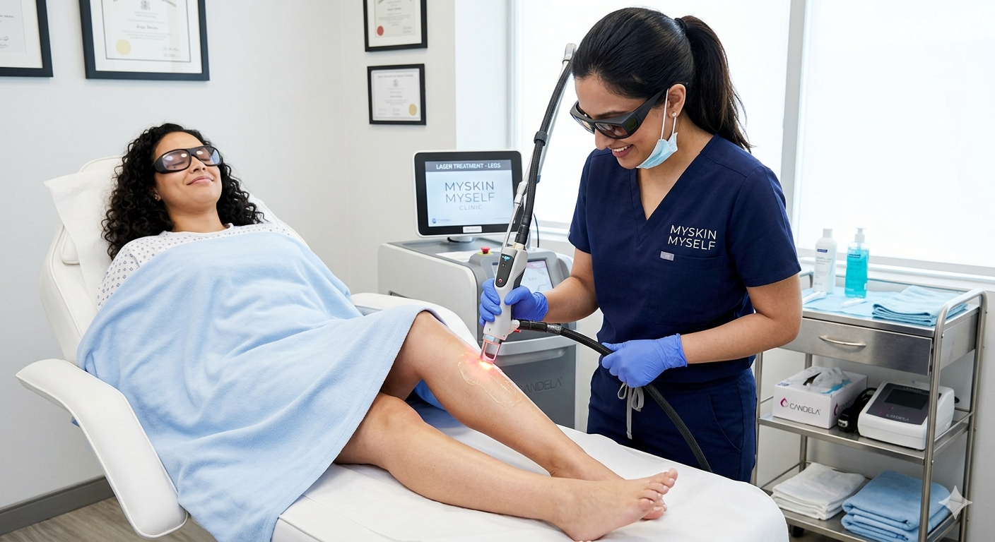 Leg Hair Removal in Gachibowli, Hyderabad - Myskin Myself