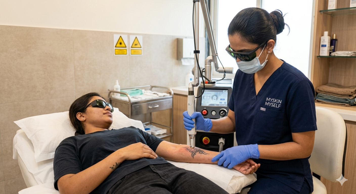 Permanent tattoo removal in Gachibowli, Hyderabad